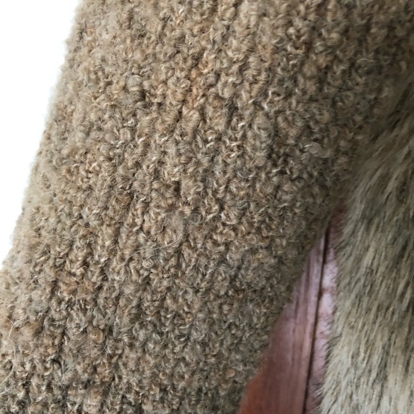 Vintage Designer Dubrowsky & Perlbinder Faux Fur Sweater Jacket - Picture 10 of 13